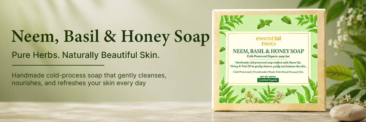 Neem basil honey soap