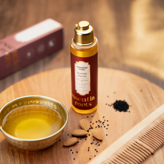 Ayurvedic Hair Oil With Onion, Kalonji, Tea Tree & Coconut for Hair Fall & Growth