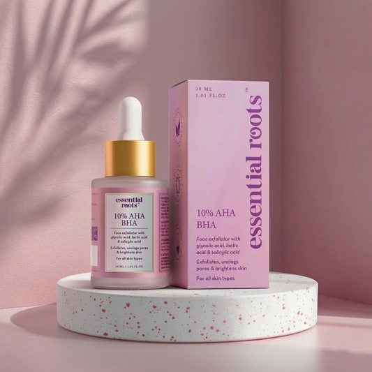10% AHA BHA Face Exfoliator with Glycolic, Lactic & Salicylic Acid | Chemical Peel at Home