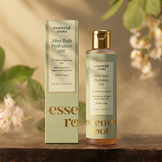 After-Bath Hydration Oil with Argan, Jojoba & Lavender - 24hr Moisture Lock Body Oil