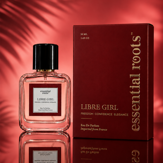 Libre Girl Eau de Parfum - Fresh Floral Fruity Perfume for Women | 20% Concentration | Long Lasting | Essential Roots