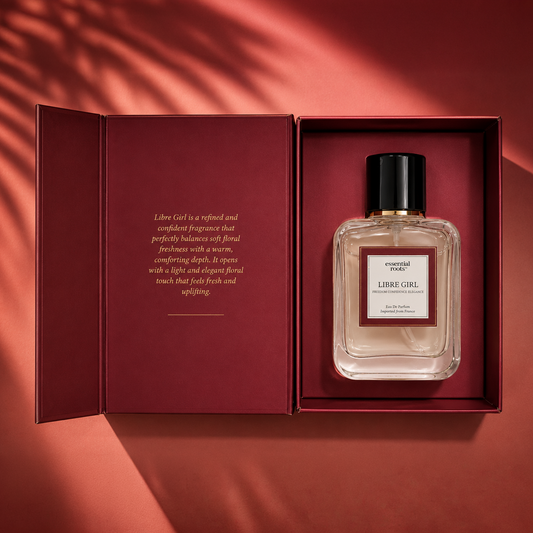 Libre Girl Eau de Parfum - Fresh Floral Fruity Perfume for Women | 20% Concentration | Long Lasting | Essential Roots