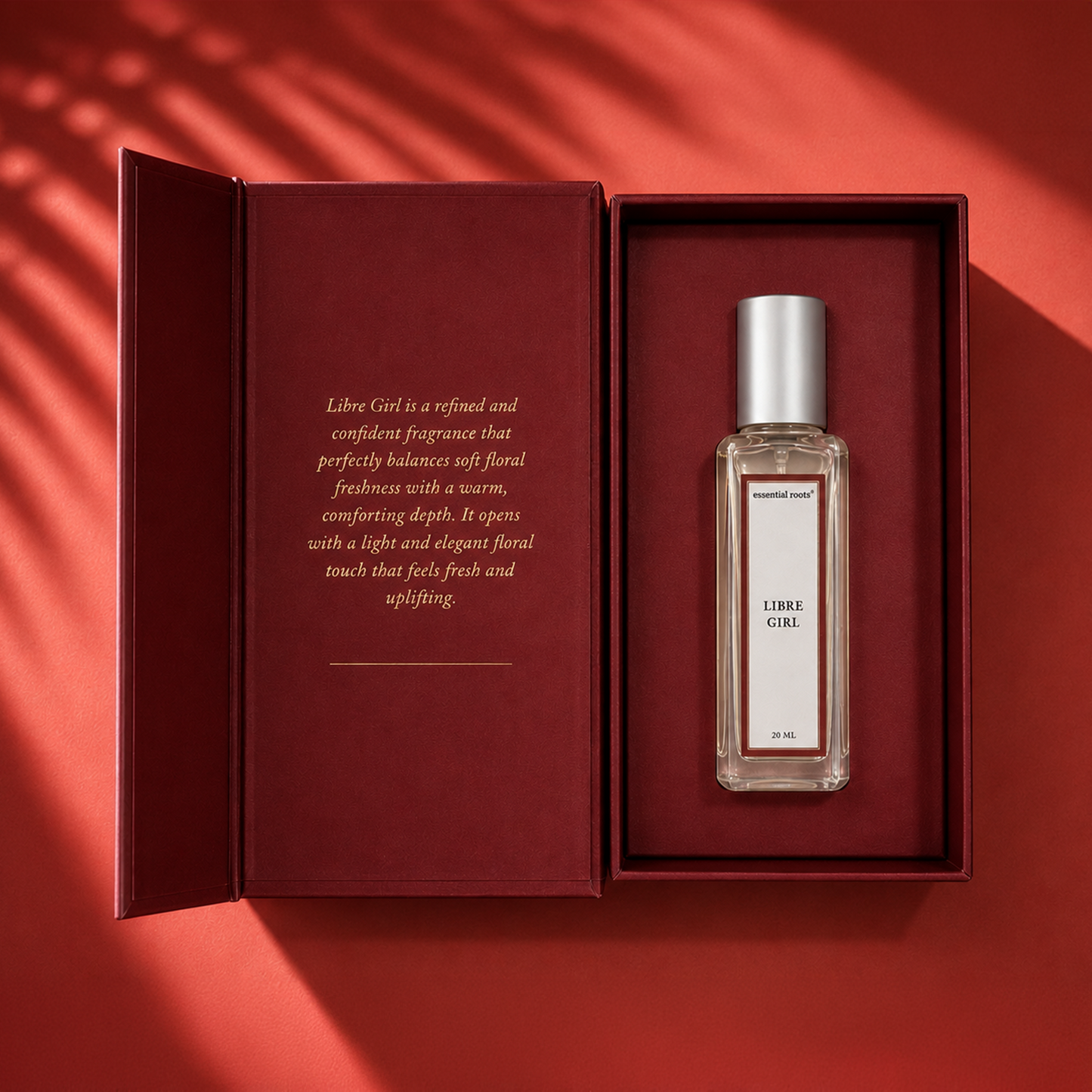 Libre Girl Eau de Parfum - Fresh Floral Fruity Perfume for Women | 20% Concentration | Long Lasting | Essential Roots