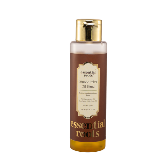 Muscle Relax Oil Blend - With Peppermint, Ginger & Clove for Back Pain & Soreness