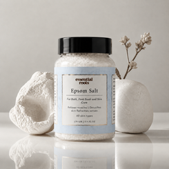 Epsom Salt - Pure Magnesium Sulphate | For Muscle Recovery, Foot Soak, Stress Relief & Skin Detox
