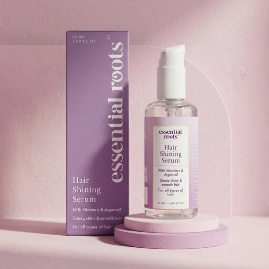 Hair Shining Serum with Argan & Jojoba Oil - Anti-Frizz & Shine Serum for Dull Hair