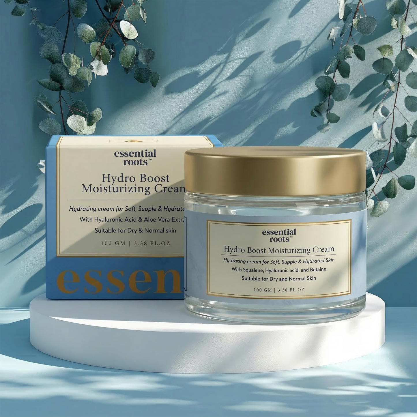 Hydro Boost Moisturising Cream with 7 Hyaluronic Acid + Squalane | For Normal to Dry Skin