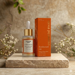 Kumkumadi Oil – Real Saffron & Goat Milk Face Oil for Glow, Pigmentation & Dark Circles