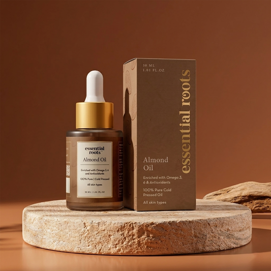 Pure Sweet Almond Oil - Cold Pressed | For UV Damage, Dry Skin, Hair & Nails