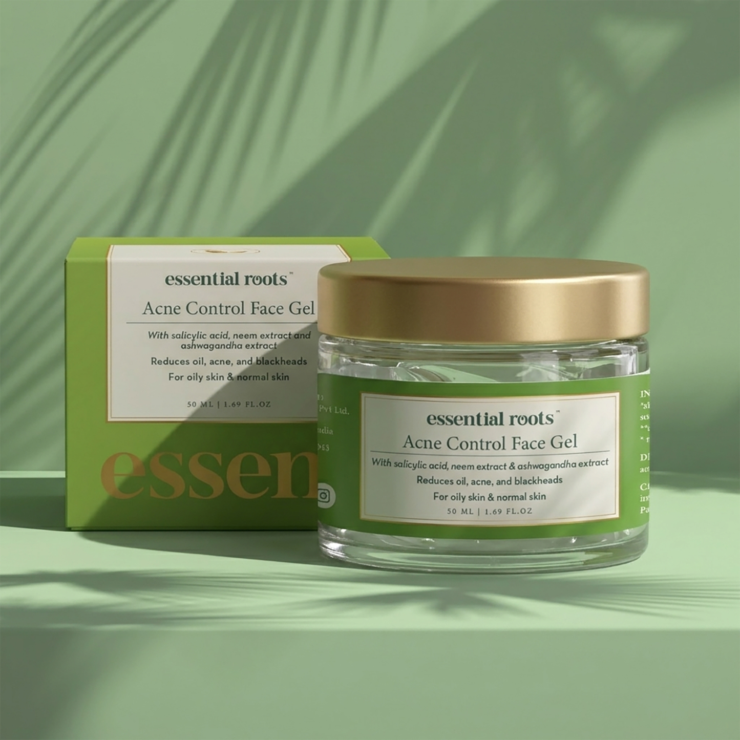 Anti-Acne Gel With Salicylic Acid & Tea Tree | For Pimples & Oily Skin