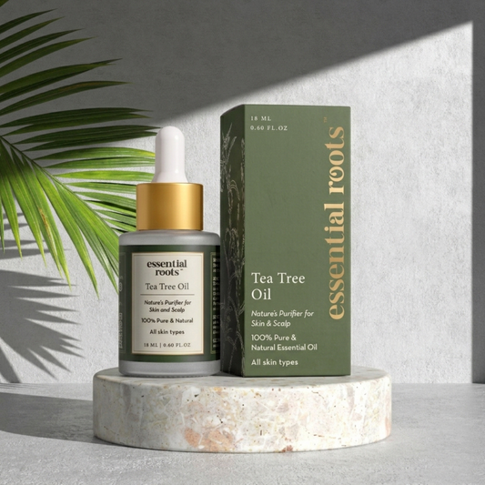 Tea Tree Oil - 100% Pure Steam Distilled | For Acne, Pimples, Dandruff, Oily Skin & Nail Fungus